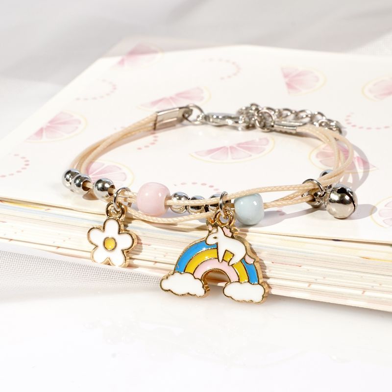 Simple Style Fruit Alloy Flowers Bracelets