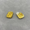 1 Pair Classic Style Solid Color Irregular Copper Ear Studs