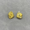 1 Pair Classic Style Solid Color Irregular Copper Ear Studs