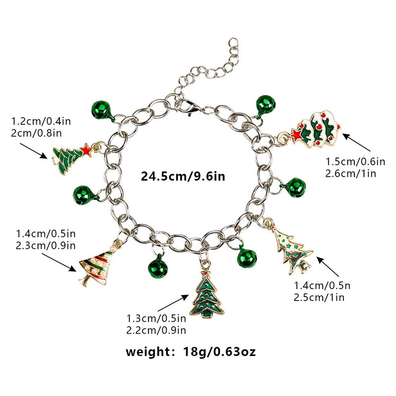 Basic Cartoon Alloy Plating Christmas Unisex Bracelets