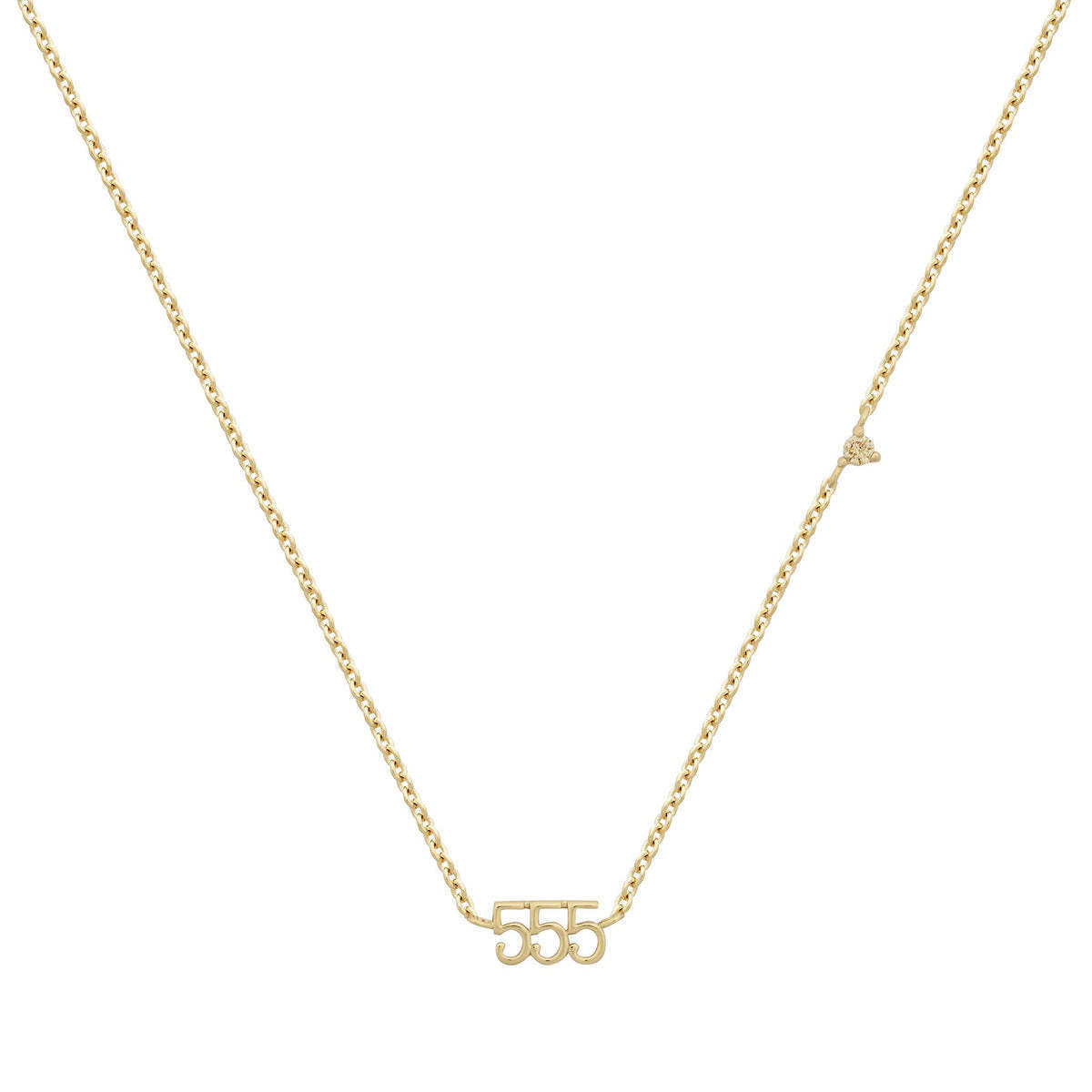 Basic Number Titanium Steel Plating 18k Gold Plated Necklace