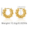 1 Pair Basic Retro Geometric Plating Copper 18k Gold Plated Earrings