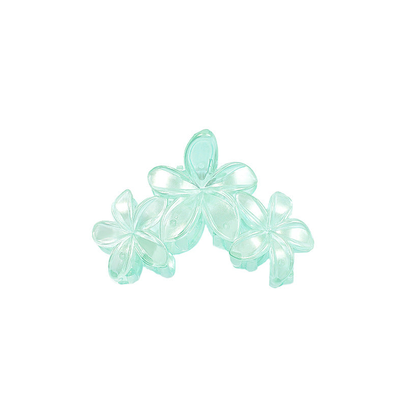 Women'S Sweet Flower Plastic Stoving Varnish Hair Claws