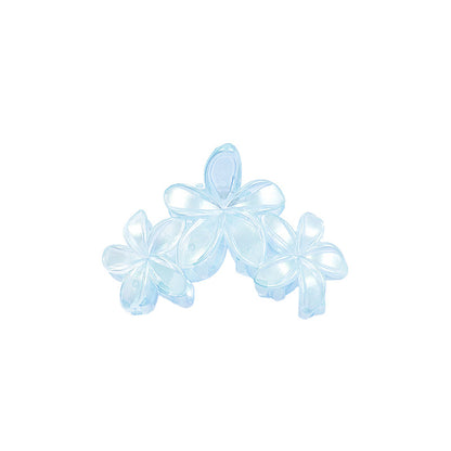 Women'S Sweet Flower Plastic Stoving Varnish Hair Claws