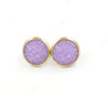 1 Pair Ig Style Simple Style Round Plating Stainless Steel Gold Plated Ear Studs