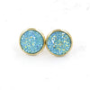 1 Pair Ig Style Simple Style Round Plating Stainless Steel Gold Plated Ear Studs