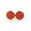 1 Pair Ig Style Simple Style Round Plating Stainless Steel Gold Plated Ear Studs