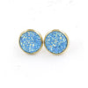 1 Pair Ig Style Simple Style Round Plating Stainless Steel Gold Plated Ear Studs