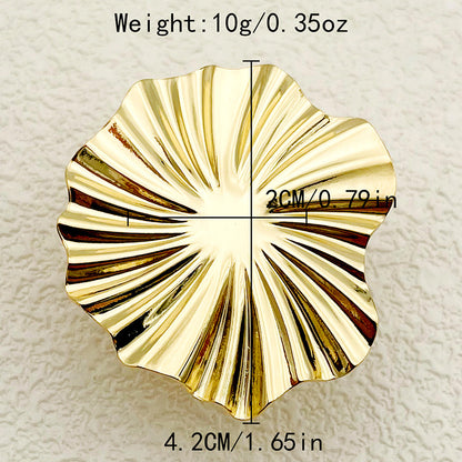 Vacation Simple Style Artistic Round Stainless Steel Plating Gold Plated Rings