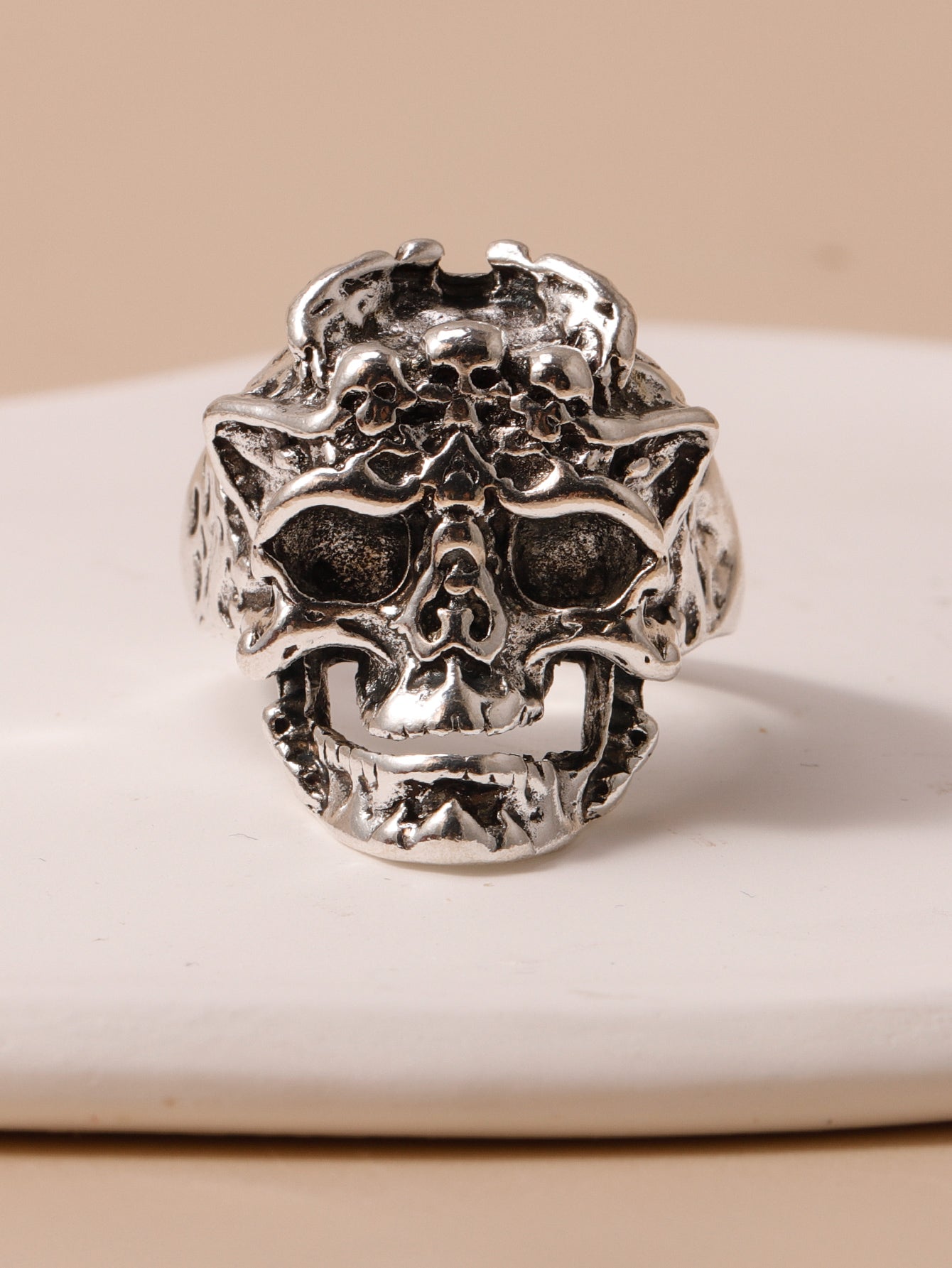 Retro Skull Alloy Unisex Rings