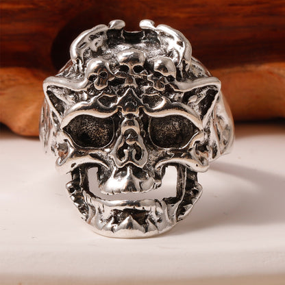 Retro Skull Alloy Unisex Rings