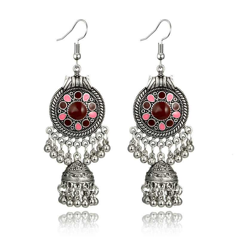 Alloy Vintage Flowers Earring  (alloy) Nhgy2167-alloy