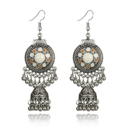 Alloy Vintage Flowers Earring  (alloy) Nhgy2167-alloy