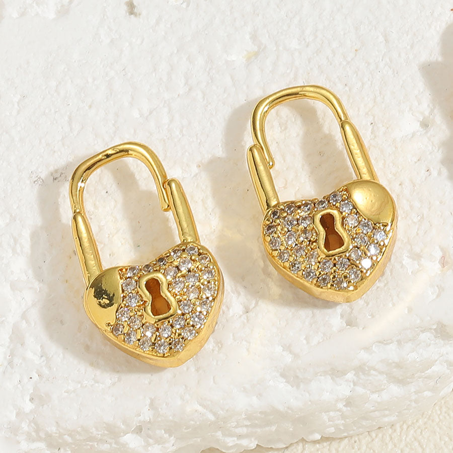 1 Pair Cute Vacation Simple Style Devil's Eye Plating Inlay Copper Zircon 14k Gold Plated Ear Studs