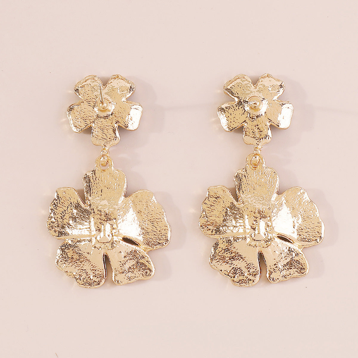 1 Pair Modern Style Sweet Simple Style Flower Alloy Drop Earrings