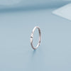 Simple Style Letter Copper Plating Open Rings