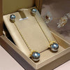 1 Pair Lady Geometric Plating Imitation Pearl Drop Earrings