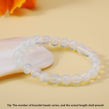 Casual Round Natural Stone Beaded Bracelets