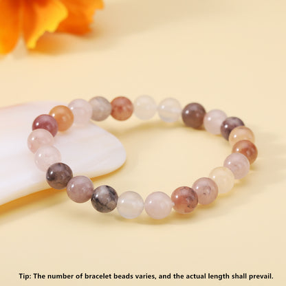 Casual Round Natural Stone Beaded Bracelets