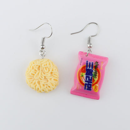 1 Pair Simple Style Cartoon Plastic Resin Drop Earrings