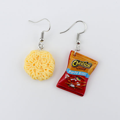 1 Pair Simple Style Cartoon Plastic Resin Drop Earrings