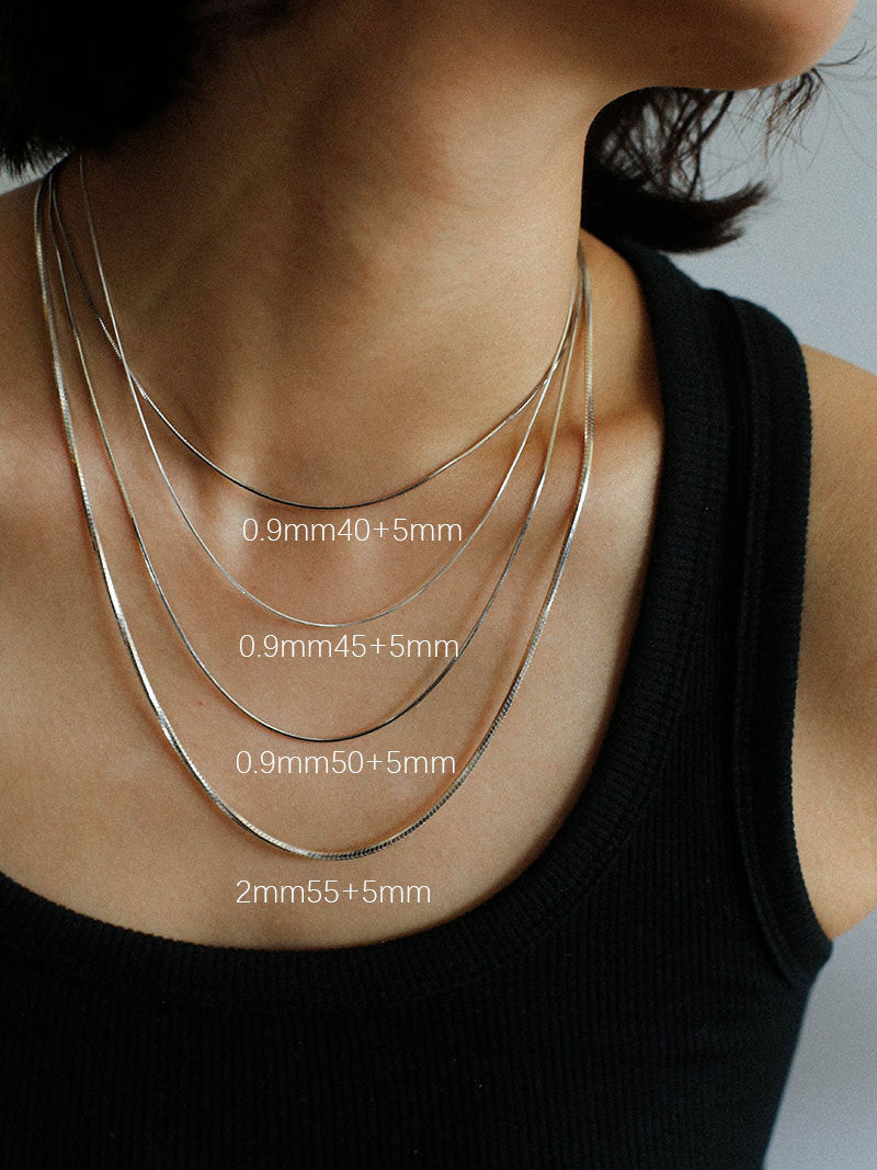 Wholesale Simple Style Solid Color Titanium Steel Plating Necklace