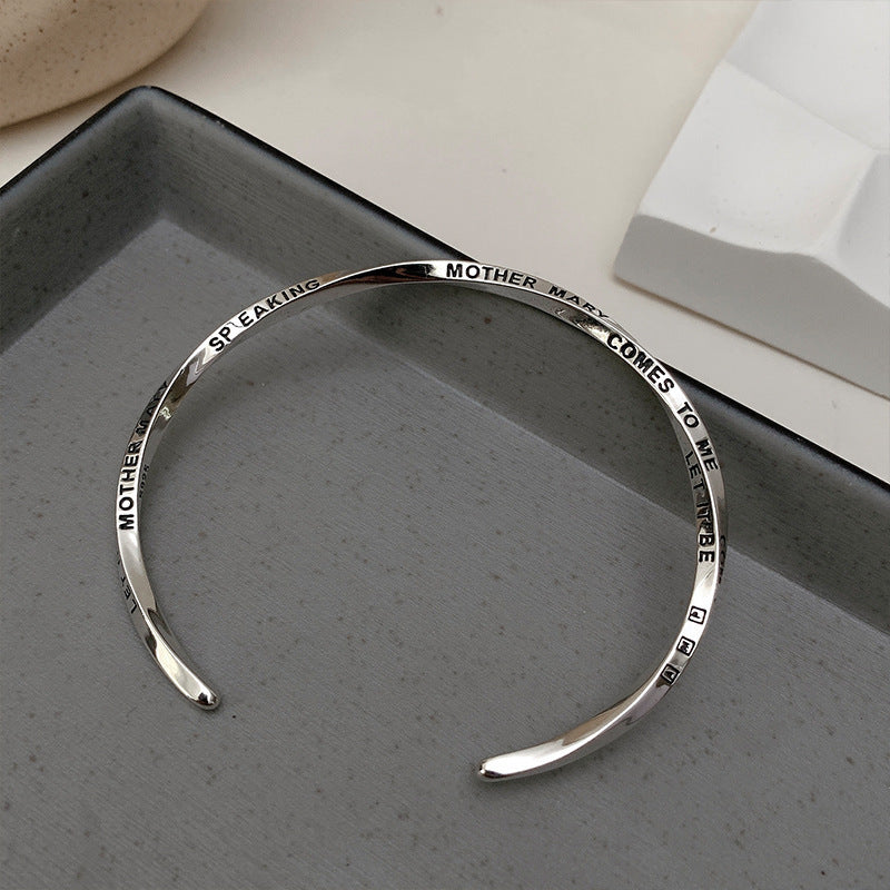 Basic Simple Style Geometric Thai Silver Plating Women's Bangle