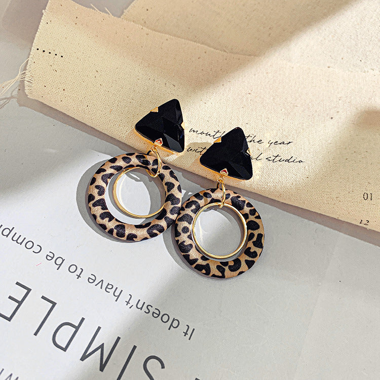 Wholesale Jewelry Classic Style Color Block Alloy Gold Plated Plating Ear Studs