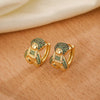 1 Pair Simple Style Commute Animal Plating Inlay Copper Zircon 18k Gold Plated Earrings