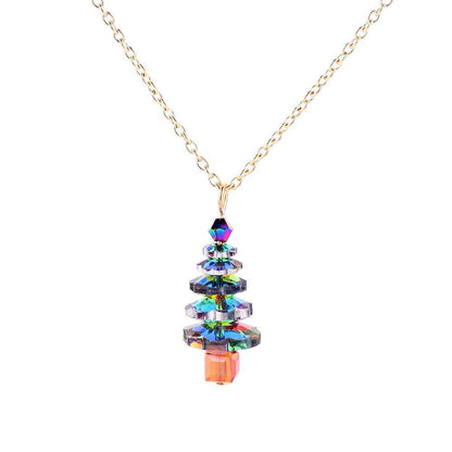 Simple Style Christmas Tree Alloy Wholesale Pendant Necklace