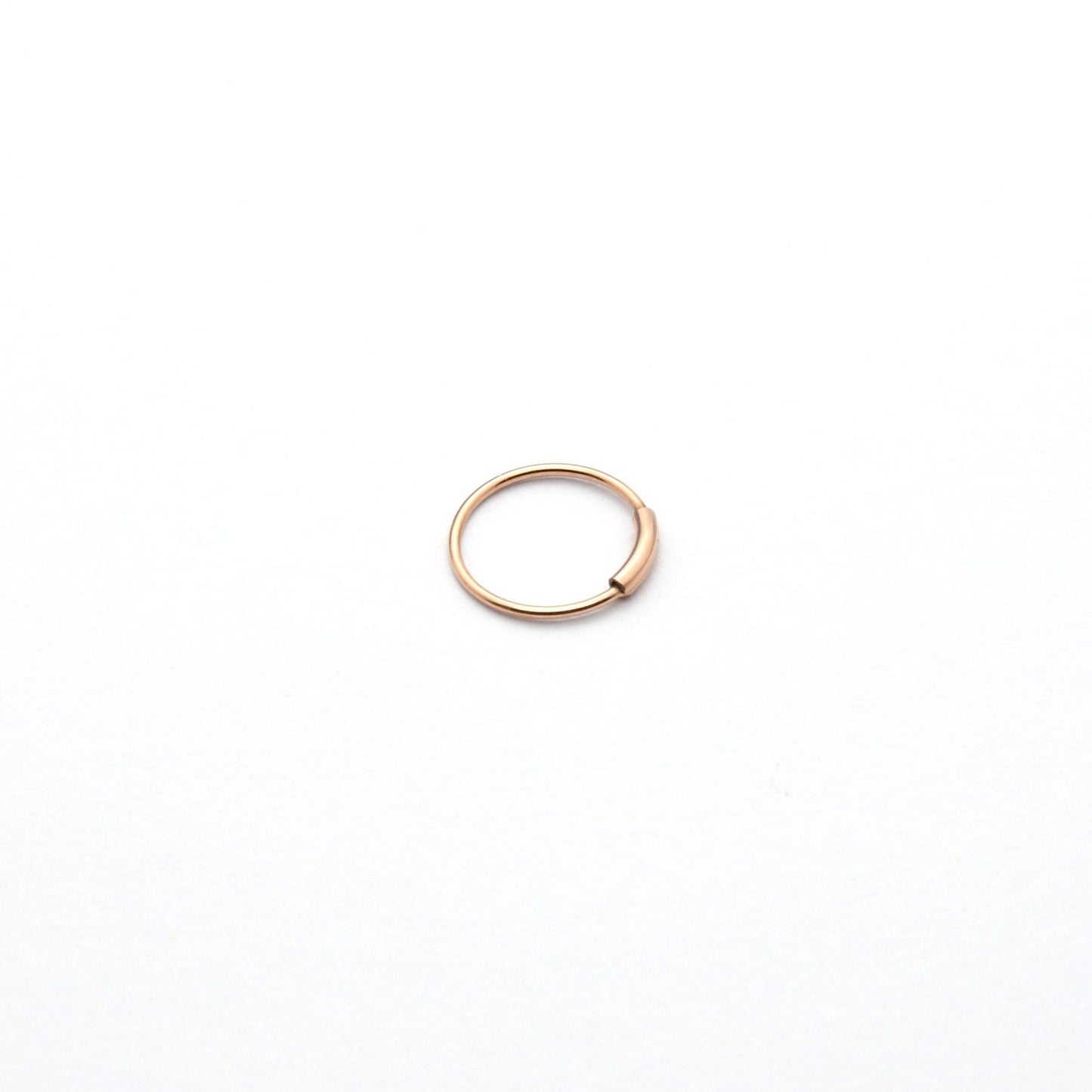 Simple Style Classic Style Solid Color Stainless Steel Polishing Plating 18k Gold Plated Nose Ring