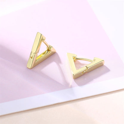 1 Pair Basic Retro Heart Shape Bow Knot Plating Copper Alloy Brass 18k Gold Plated Ear Studs