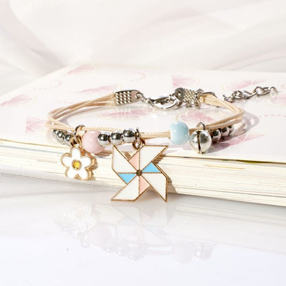 Simple Style Fruit Alloy Flowers Bracelets