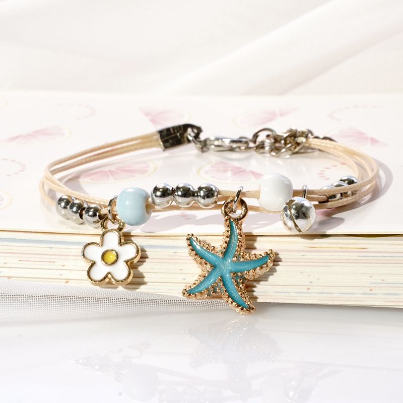 Simple Style Fruit Alloy Flowers Bracelets