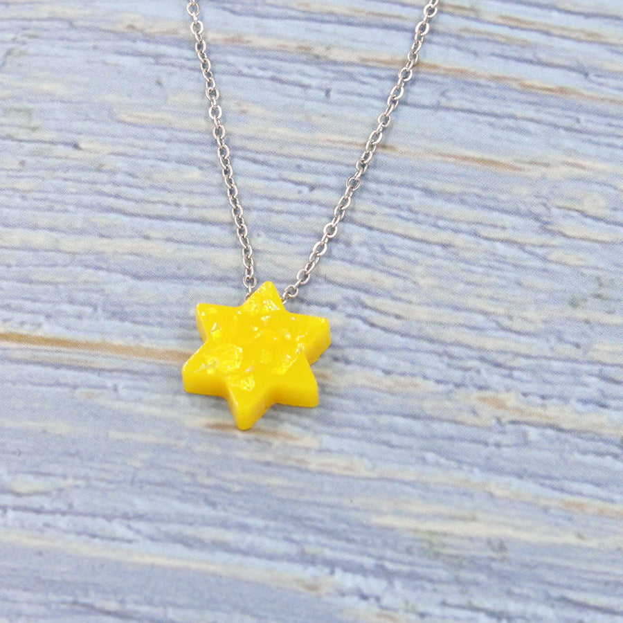 Simple Style Star Resin Wholesale Pendant Necklace