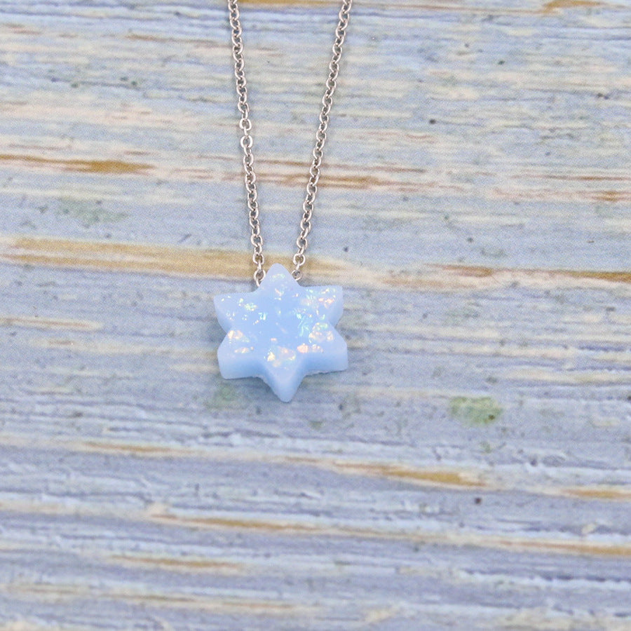 Simple Style Star Resin Wholesale Pendant Necklace