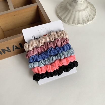 Simple Style Solid Color Cloth Hair Tie