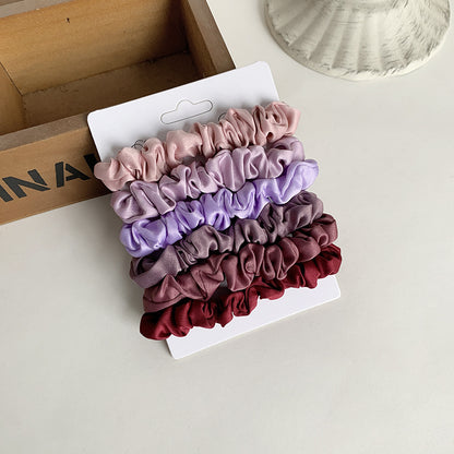 Simple Style Solid Color Cloth Hair Tie