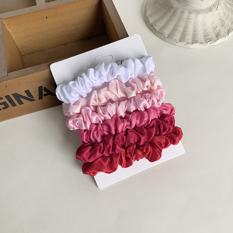 Simple Style Solid Color Cloth Hair Tie