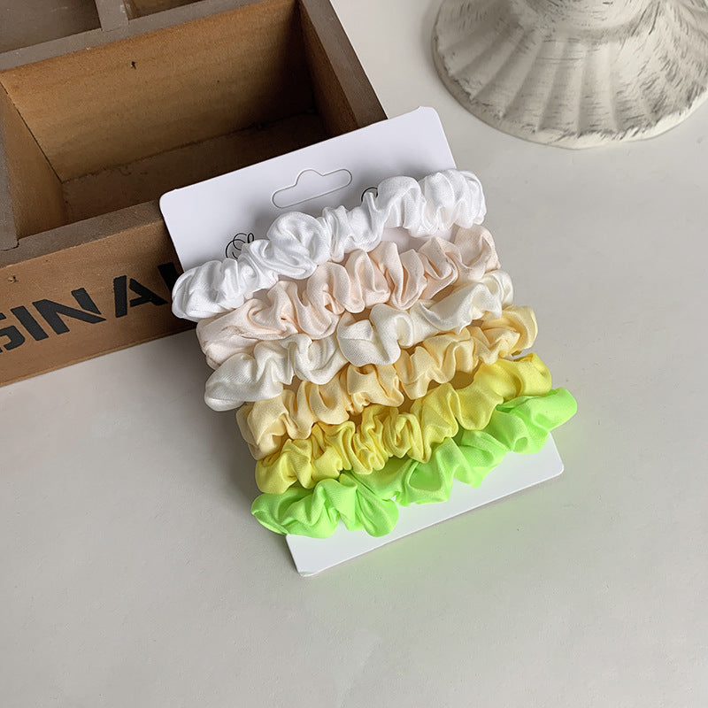 Simple Style Solid Color Cloth Hair Tie