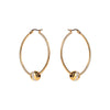 1 Pair Modern Style Simple Style Solid Color Inlay Stainless Steel Zircon Earrings