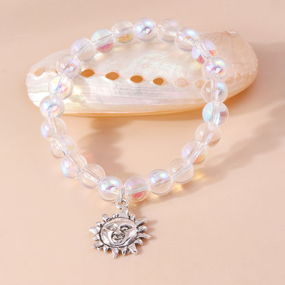 Vacation Moon Plastic Beaded Women's Bracelets