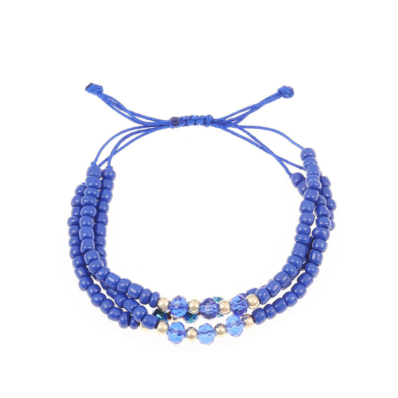 Casual Simple Style Classic Style Tree Arylic Alloy Turquoise Beaded Unisex Bracelets