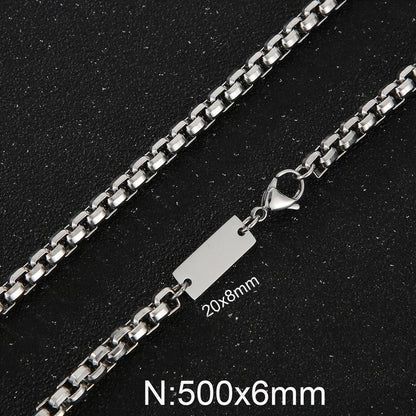 Simple Style Geometric Stainless Steel Plating Bracelets Necklace