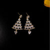 1 Pair Elegant Christmas Tree Plating Copper Ear Studs