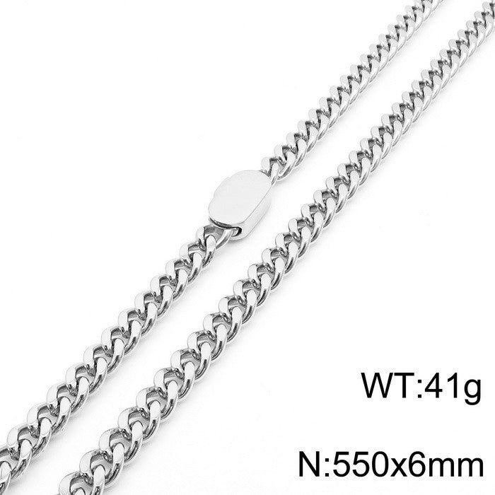 Simple Style Geometric Stainless Steel Plating Bracelets Necklace