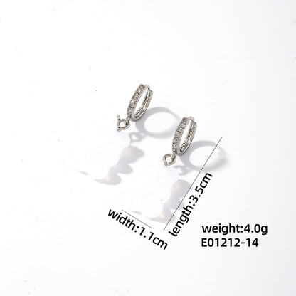 1 Pair Cute Sweet Simple Style Bear Arylic Drop Earrings