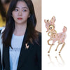 Simple Style Deer Alloy Enamel Women'S Brooches