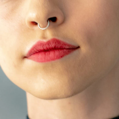 Simple Style Solid Color Stainless Steel Nose Ring