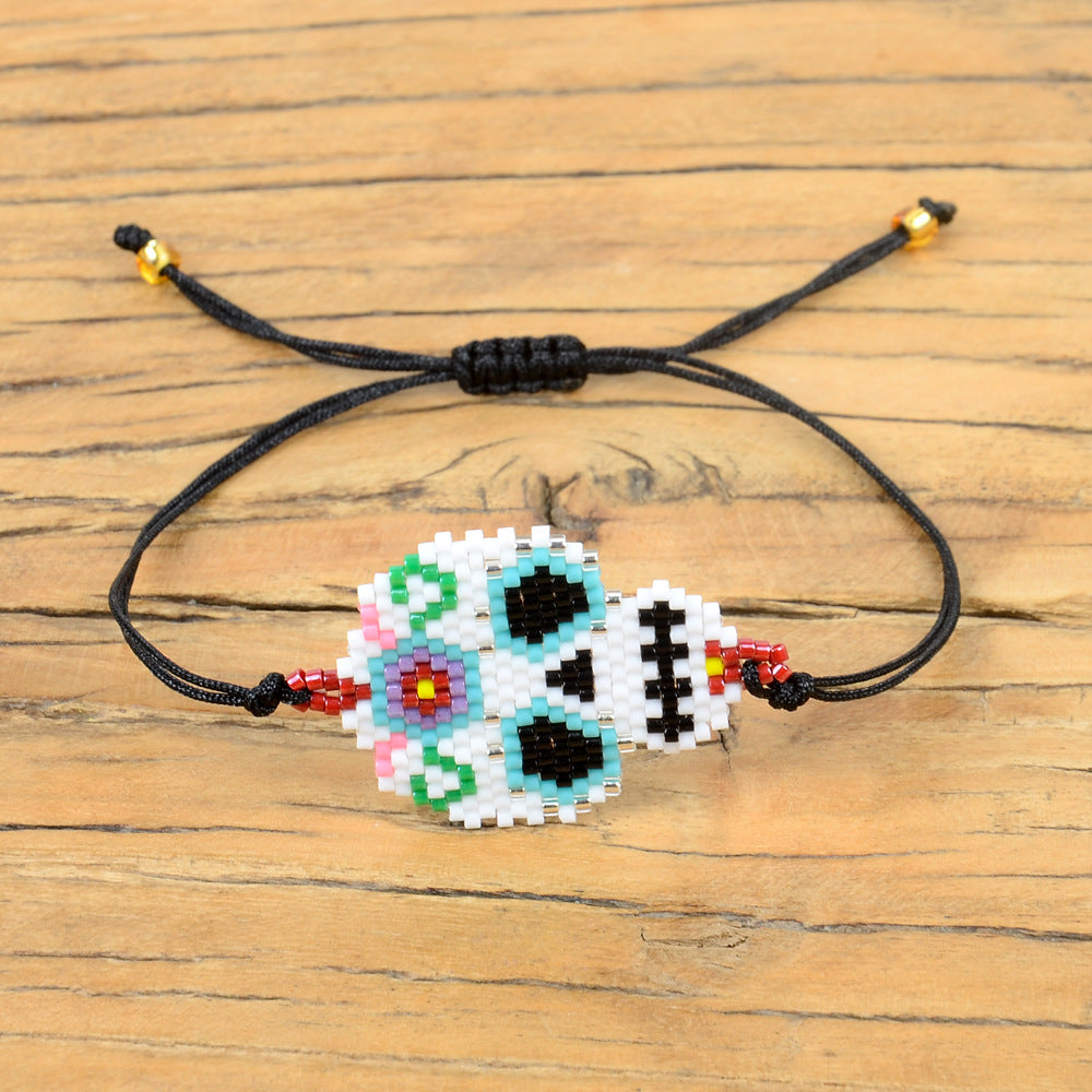 Fashion Bracelet Natural Shell Miyuki Rice Beads Woven Eyes Ethnic Style Handmade Jewelry Wholesale Gooddiy